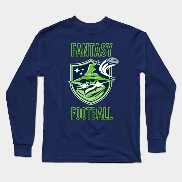 Fantasy Football (Seattle) Long Sleeve T-Shirt by Pine Tree Tees